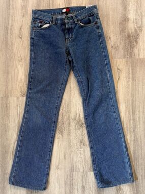 Tommy Hilfiger Dark Blue Women's Straight-Leg Jeans